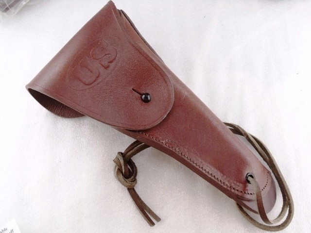 Surya Holster fits Colt 1911 Government 45 Automatic WWI Repro New Leather -img-0