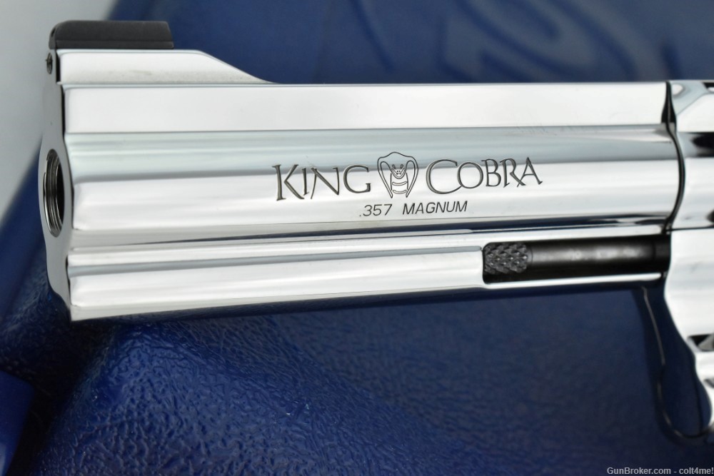 Colt King Cobra 4" BRIGHT STAINLESS .357 Mag SB4NS Night Sights POLISHED-img-4