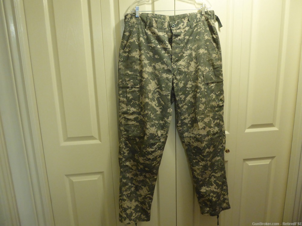 Modern BDU Style Side Pocket Pants - SIZE 32" Inseam and 38" Waist-img-0