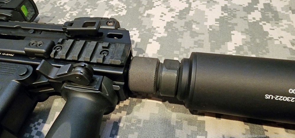B&T 9mm RBS-DT Direct thread & 3-Lug adapter Suppressor APC9 GHM9 SPC9 Hk  -img-3