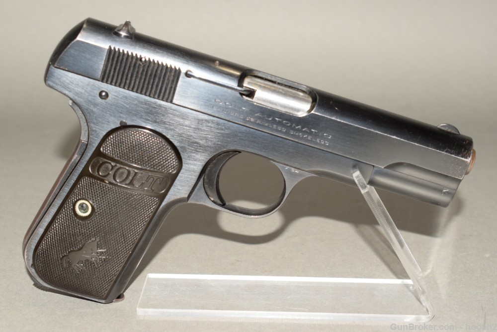Nice Colt Model 1903 Type III Semi Auto Pistol 32 ACP 1921 C&R-img-0