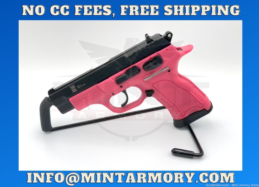 SAR B6C Compact Pink Body, 9mm Pistol, 13+1 | B69CPK-img-3
