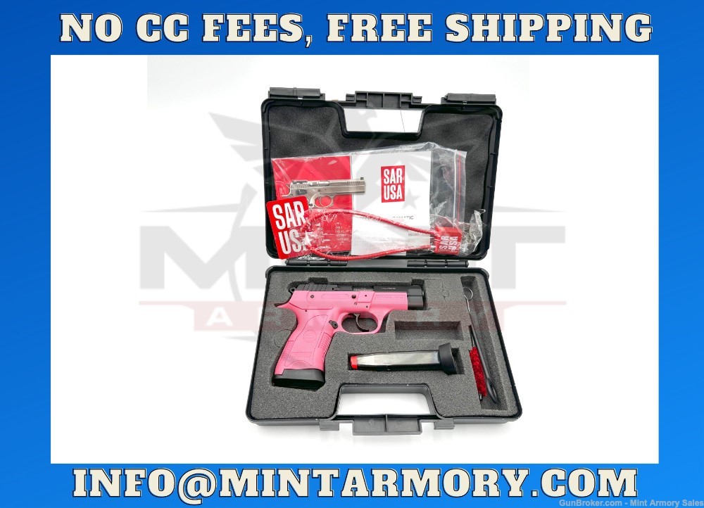 SAR B6C Compact Pink Body, 9mm Pistol, 13+1 | B69CPK-img-6