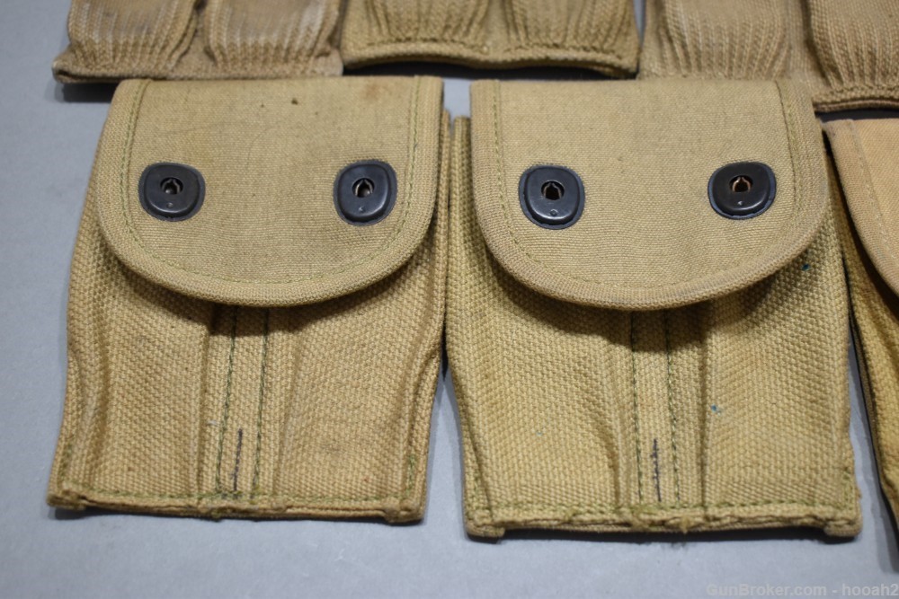 9 US WWI Colt 1911 Dual Magazine Pouches Mills Russell PB & Co FSF Long-img-3