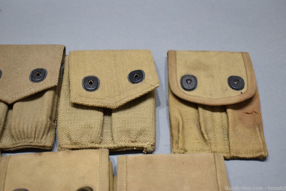 9 US WWI Colt 1911 Dual Magazine Pouches Mills Russell PB & Co FSF Long-img-2