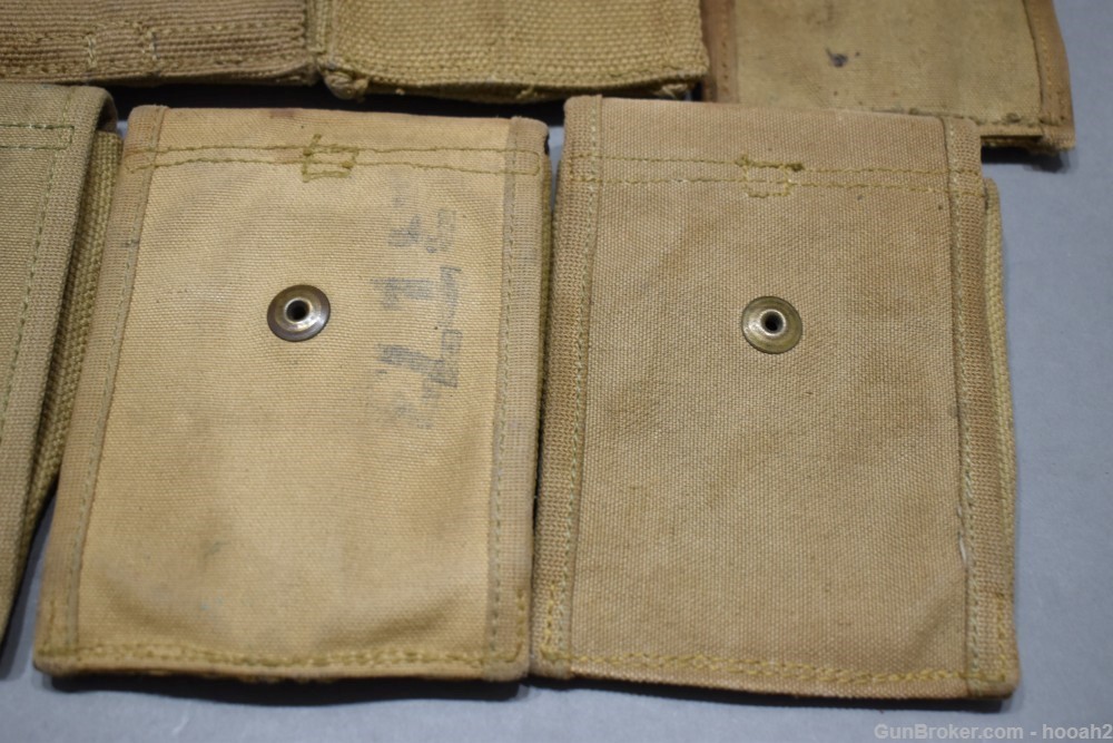 9 US WWI Colt 1911 Dual Magazine Pouches Mills Russell PB & Co FSF Long-img-8