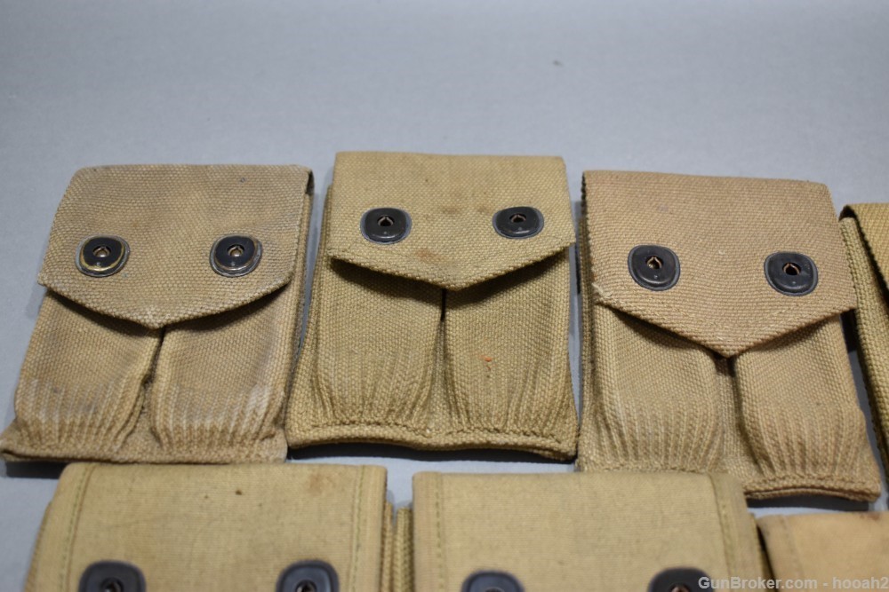 9 US WWI Colt 1911 Dual Magazine Pouches Mills Russell PB & Co FSF Long-img-1