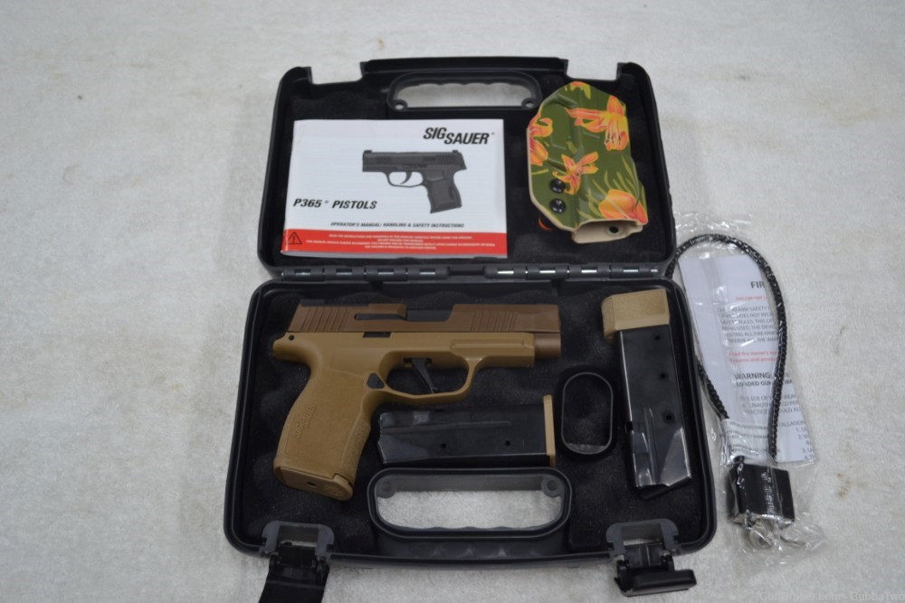 Sig Sauer Model P365XL NRA 9X19 s/a pistol unfired in box 4" barrel-img-0
