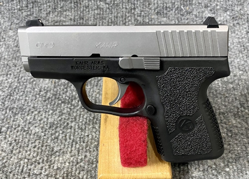 Kahr CM9 9mm pre-owned possibly unfired mint 2 mags and everything else-img-1