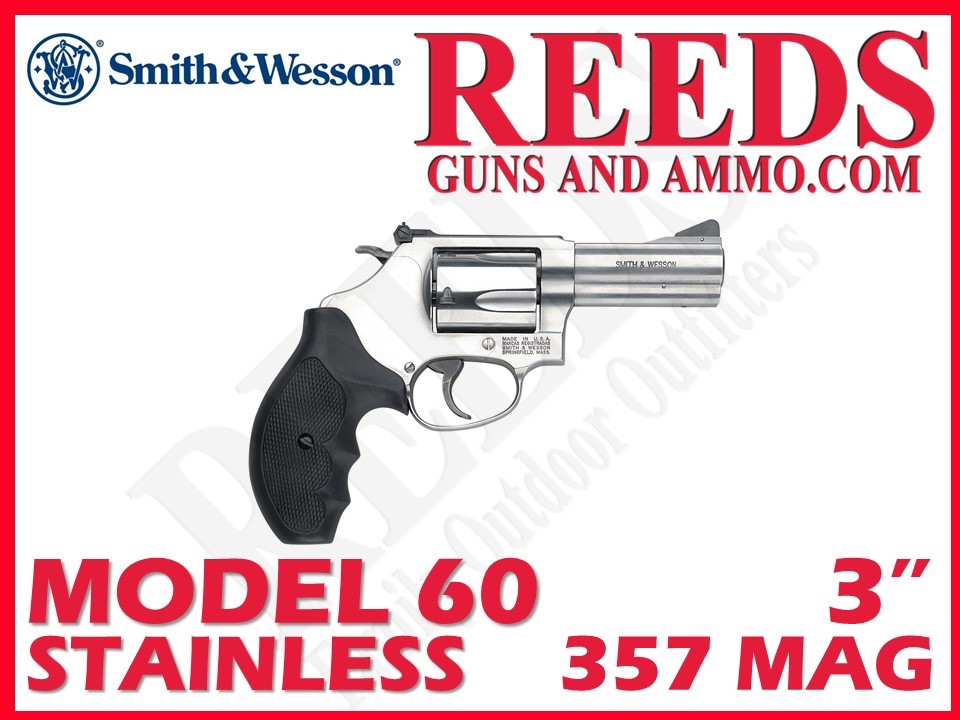 Smith & Wesson Model 60 Stainless 357 Mag 5 Shot 3in 162430-img-0