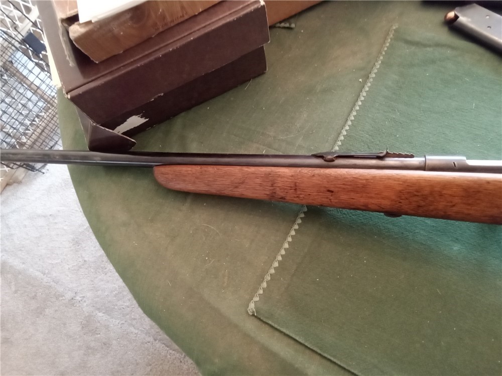 Springfield Model 83 Single shot 22 long tifle bolt action rifle-img-5