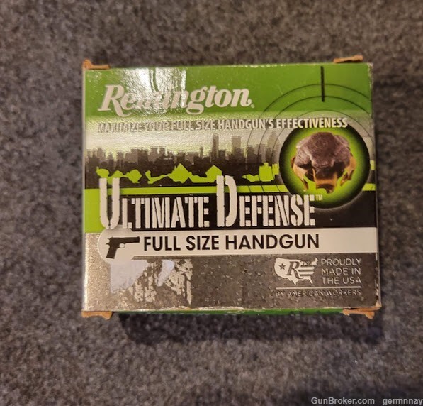 Remington Ultimate Defense 9mm luger 124 gr 20 rd box-img-1