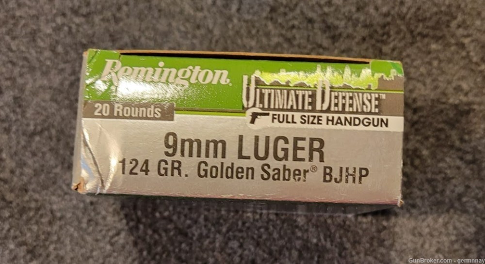 Remington Ultimate Defense 9mm luger 124 gr 20 rd box-img-0