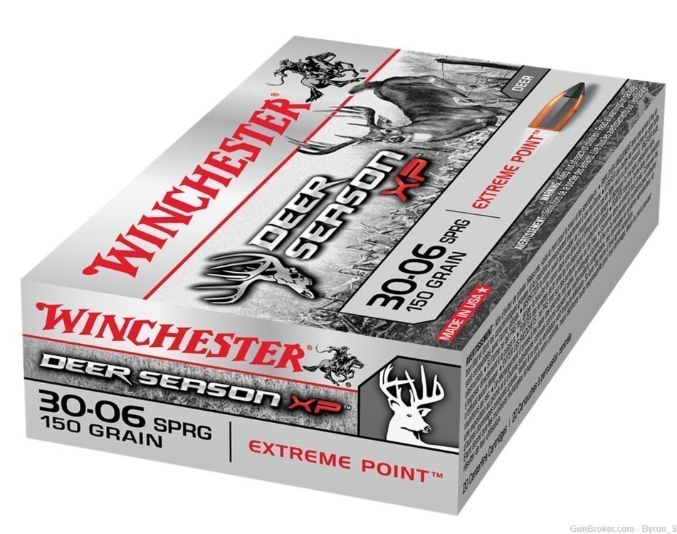 20rds Winchester Deer Season XP™ .30-06 SPRG 150gr JHP X3006DS + FAST SHIP-img-1