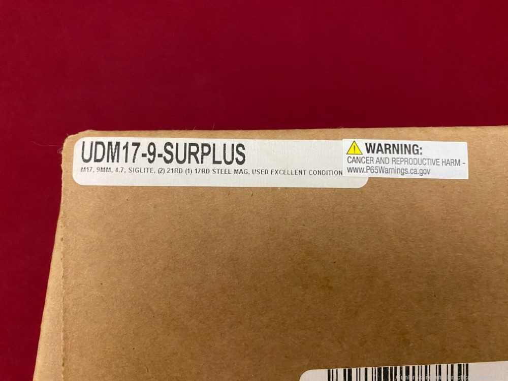 Near Mint in box US Army Sig Sauer M17 Surplus 9mm w/ FOIA Letter-img-48