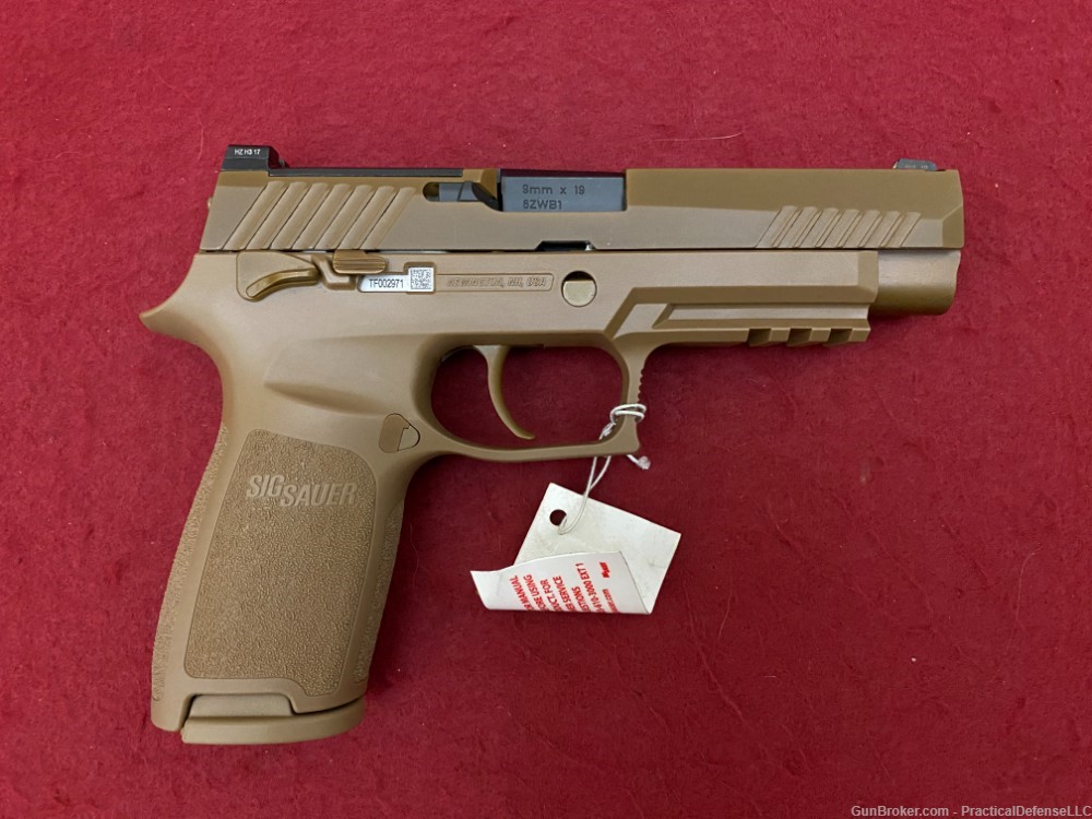 Near Mint in box US Army Sig Sauer M17 Surplus 9mm w/ FOIA Letter-img-1