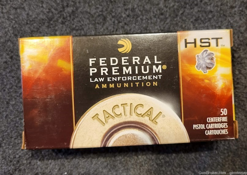 Federal Premium 9mm luger 147gr HST Tactical 50 rd box-img-0