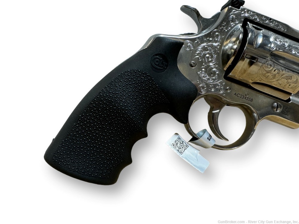 Colt Anaconda 8” 44 Mag Engraved Revolver Stainless-img-5