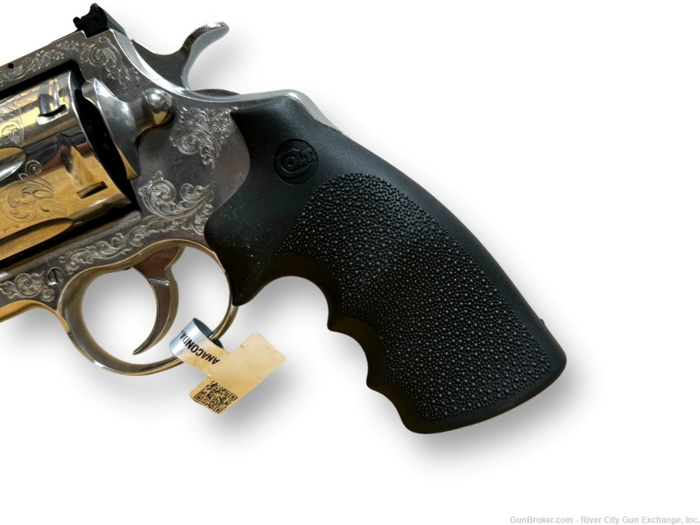 Colt Anaconda 8” 44 Mag Engraved Revolver Stainless-img-2