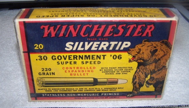 Winchester Bear Box .30 GOVVERMNMENT '06 Full-img-0