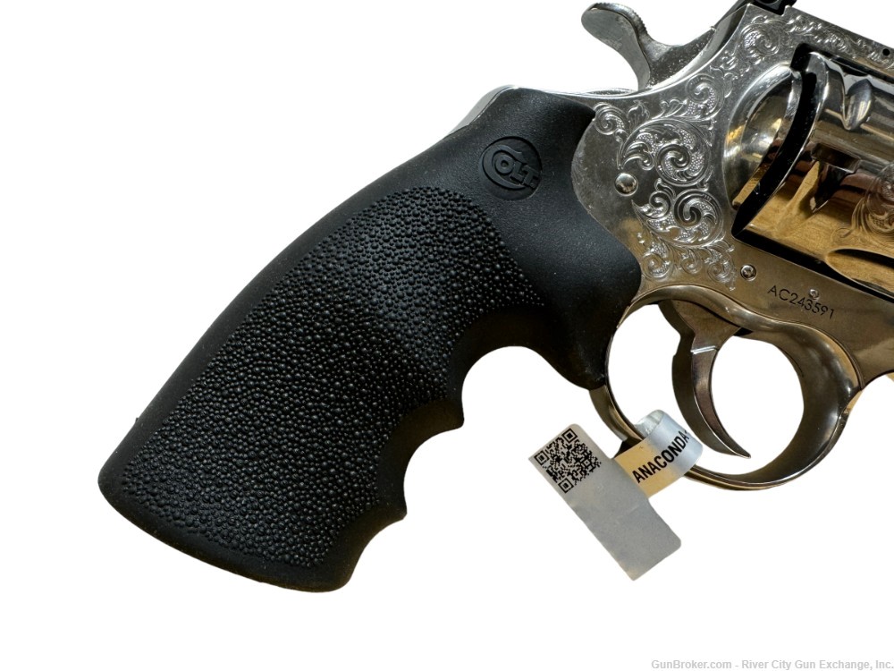 Colt Anaconda 6” 44 Mag Engraved Revolver Stainless-img-2