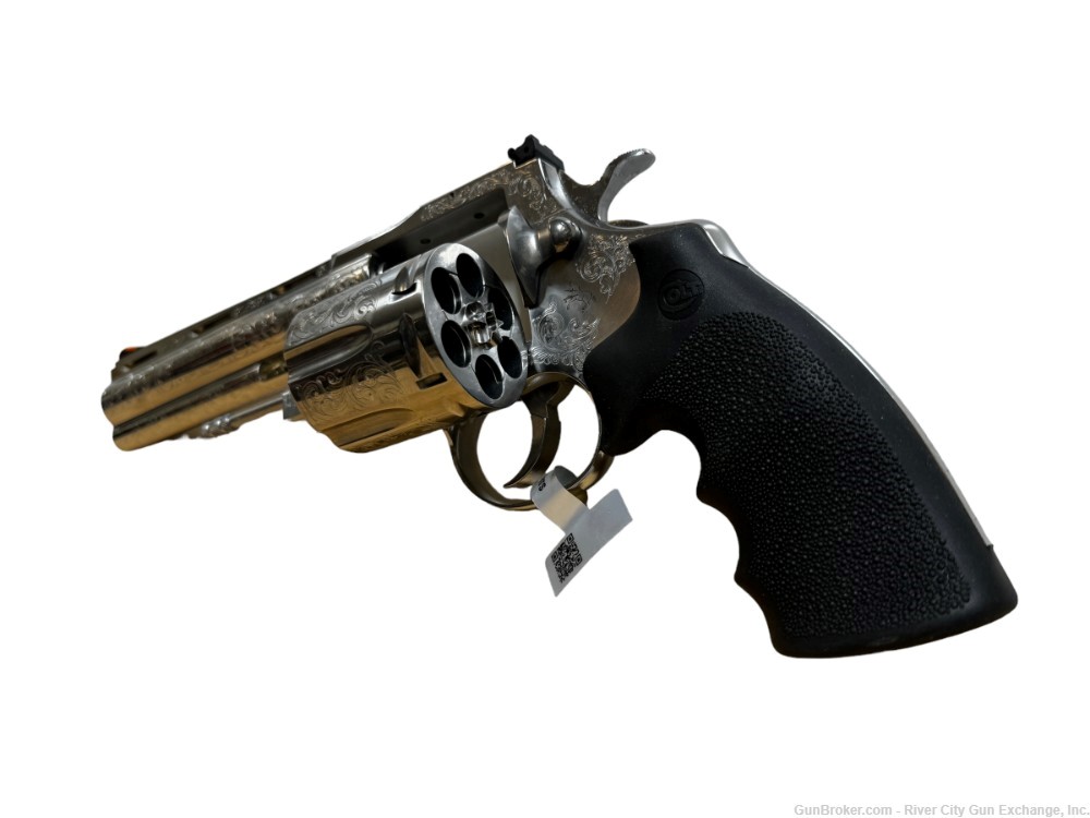 Colt Anaconda 6” 44 Mag Engraved Revolver Stainless-img-7