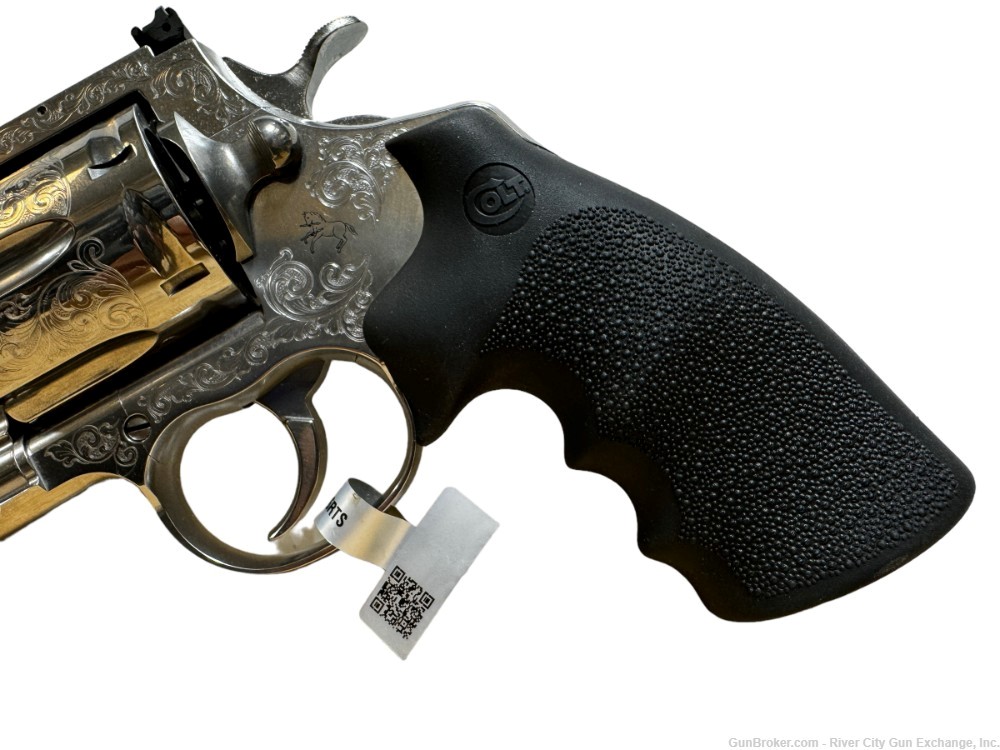 Colt Anaconda 6” 44 Mag Engraved Revolver Stainless-img-6