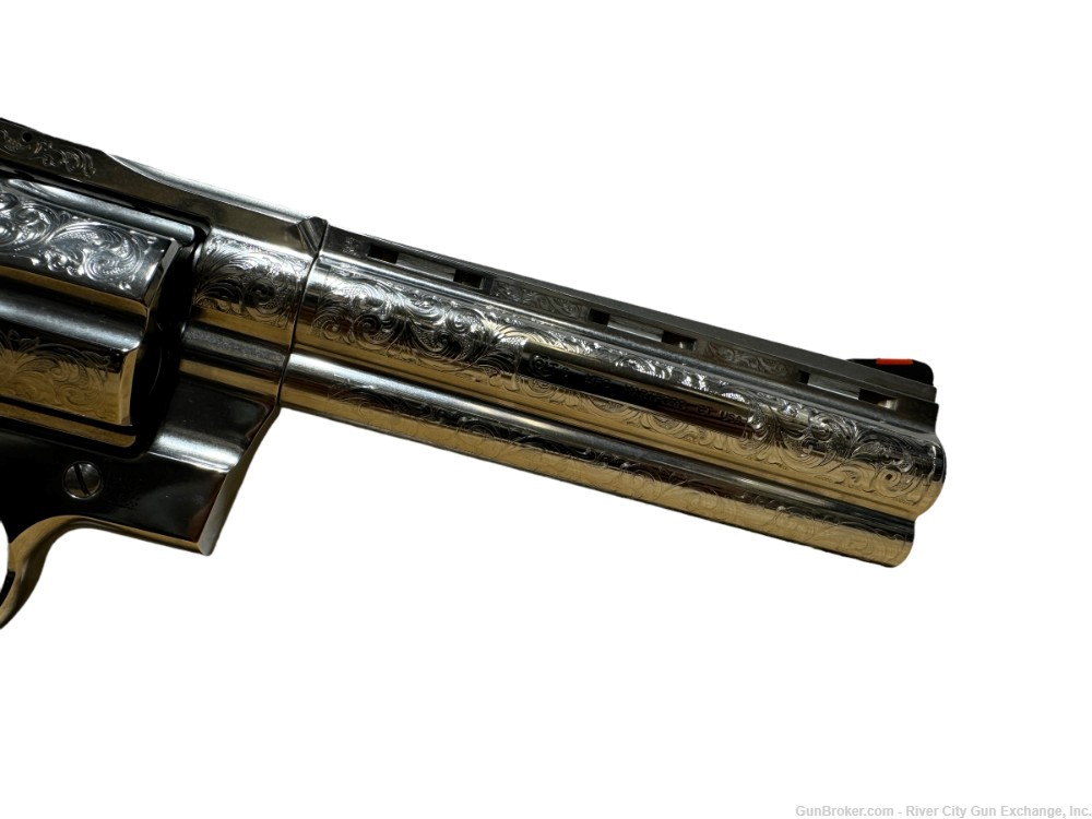 Colt Anaconda 6” 44 Mag Engraved Revolver Stainless-img-8