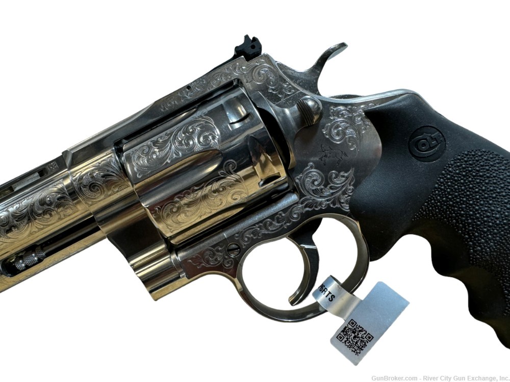 Colt Anaconda 6” 44 Mag Engraved Revolver Stainless-img-5