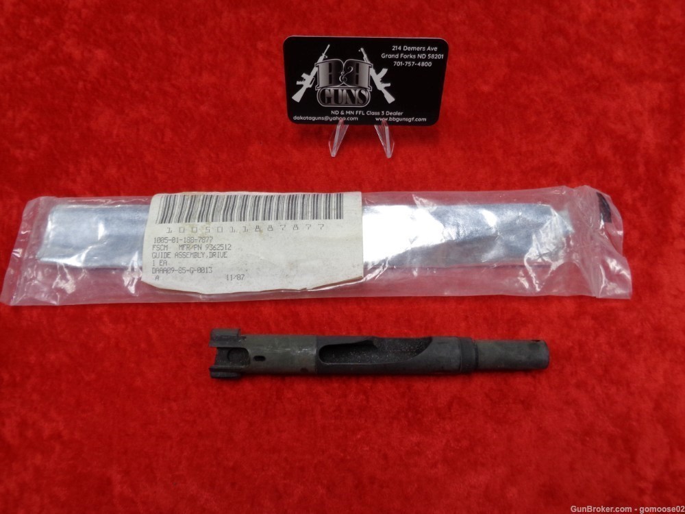 M60 Machine Gun BOLT Carrier Spring Drive Guide Assembly NEW Surplus TRADE-img-0