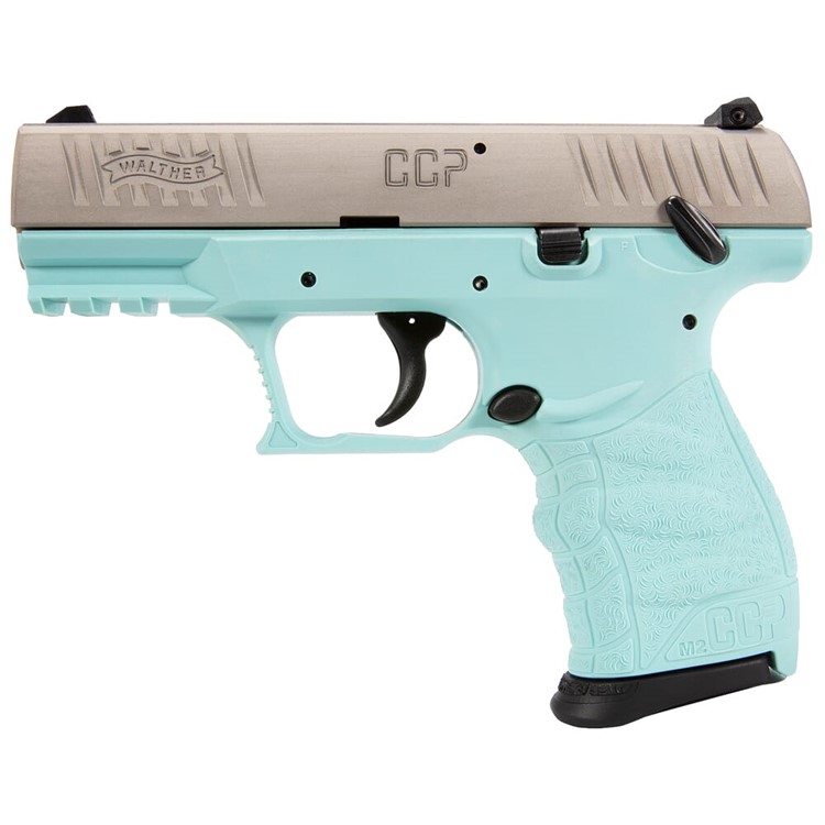 Walther Arms CCP M2 .380 ACP 3.54" Bbl Angel Blue/SS (2) 8rd  Mags 5082512-img-0