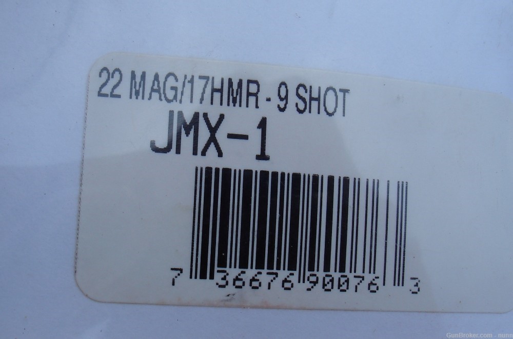 Ruger JMX-1 .22 Magnum/.17 HMR 9 Shot Factory Magazine, NOS JM-img-2