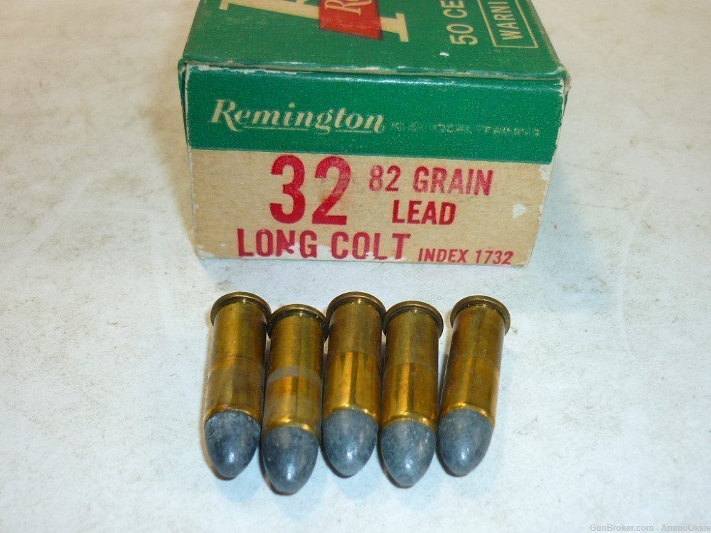 5rd - 32 Long Colt - Remington Kleanbore - 82gr Police Positive - 1950s -img-0