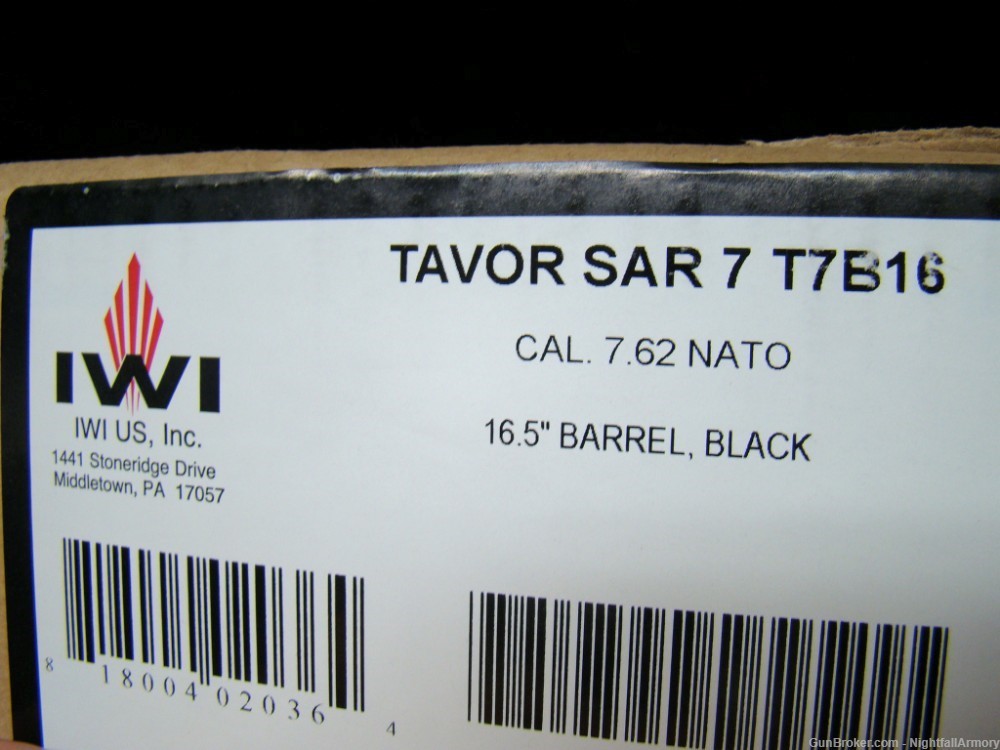 IWI Tavor 7 Black .308 Win Rifle 16" Combat Bullpup 20rd 7.62 NATO T7B16-img-2