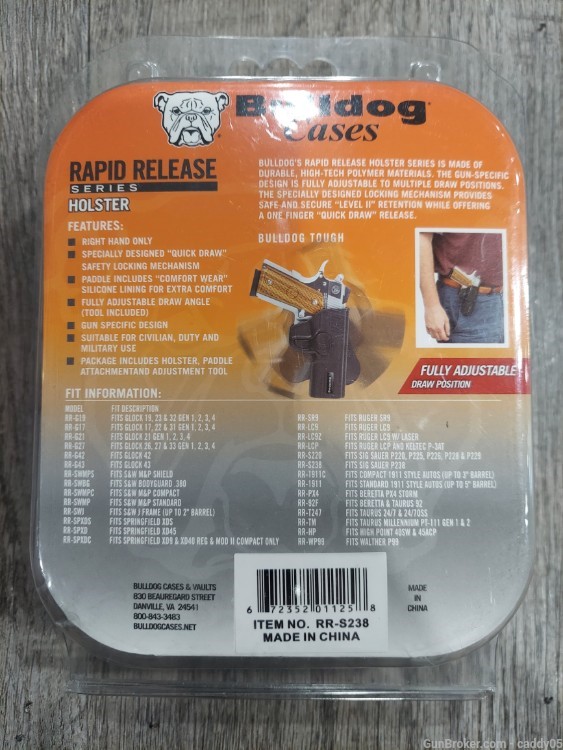 Bulldog holster for Sig P238-img-1