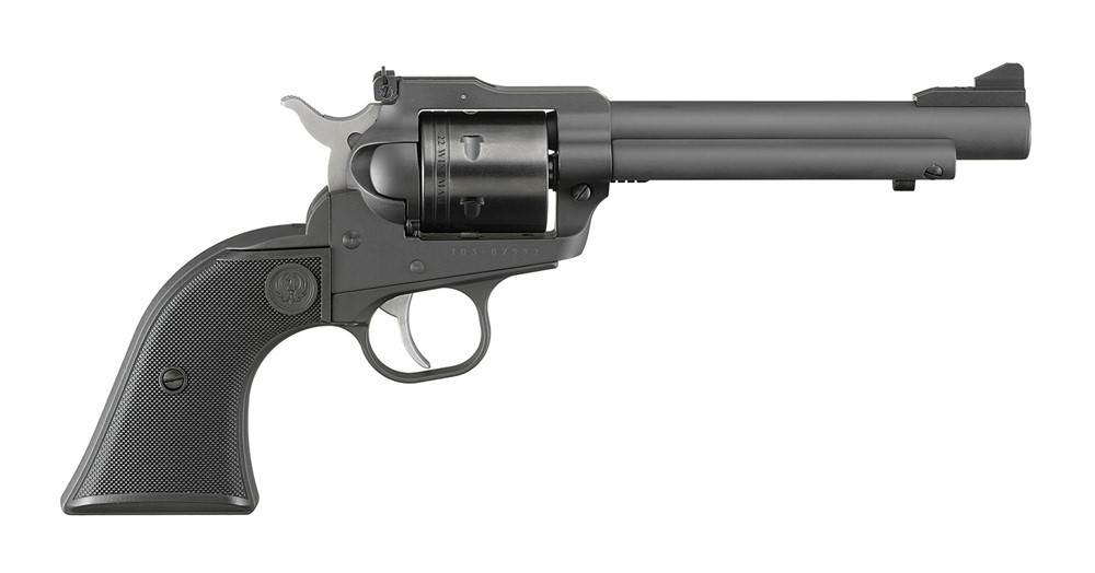 Ruger Super Wrangler 22 LR/22 WMR Revolver 5.50 6 Shot Black Cerakote 2032-img-0