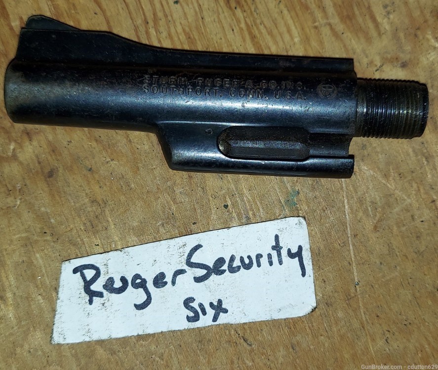 Ruger Security Six blued 4 inch .357 magnum barrel.-img-1