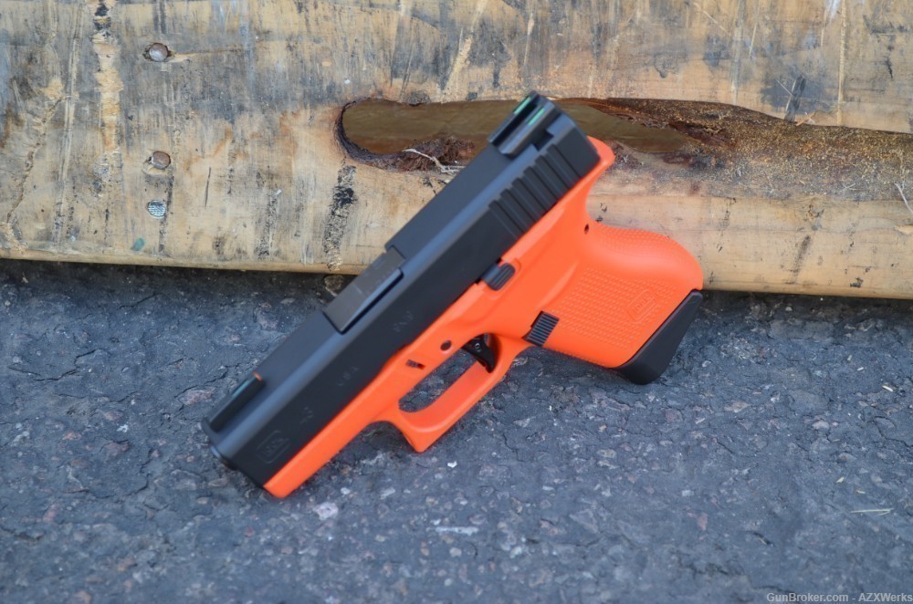 Glock 43 Agency Trigger Truglo TFX Pro NS X-Werks H Orange & Armor Black-img-1