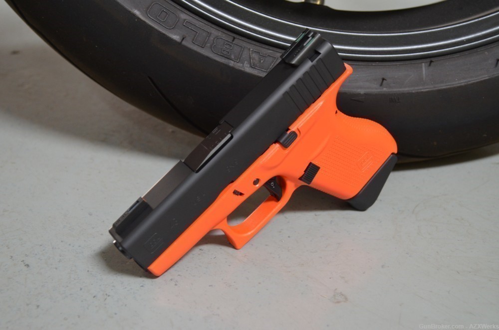 Glock 43 Agency Trigger Truglo TFX Pro NS X-Werks H Orange & Armor Black-img-5