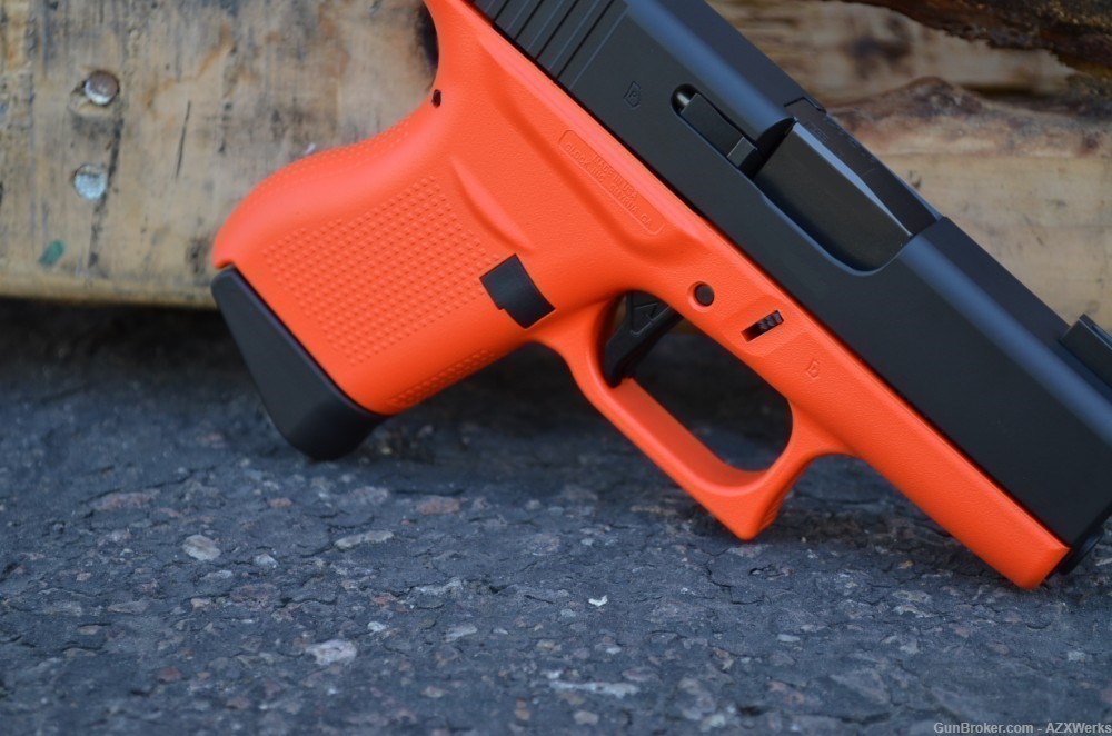 Glock 43 Agency Trigger Truglo TFX Pro NS X-Werks H Orange & Armor Black-img-3