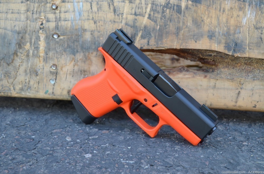 Glock 43 Agency Trigger Truglo TFX Pro NS X-Werks H Orange & Armor Black-img-2