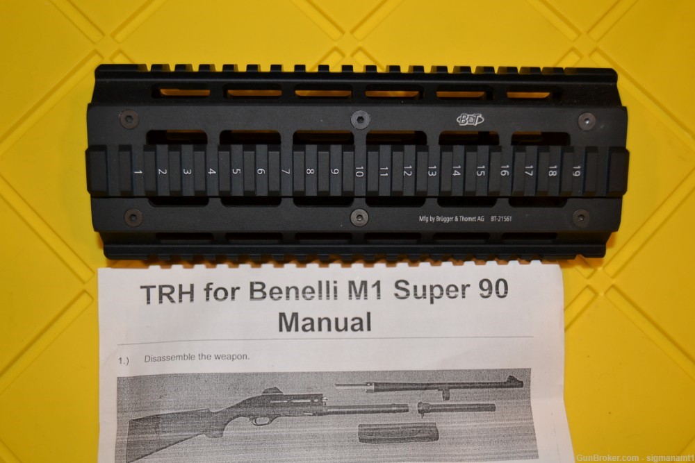 B&T Brugger Thomet Benelli M1 Super 90 Shotgun Tactical Quad Rail -img-1