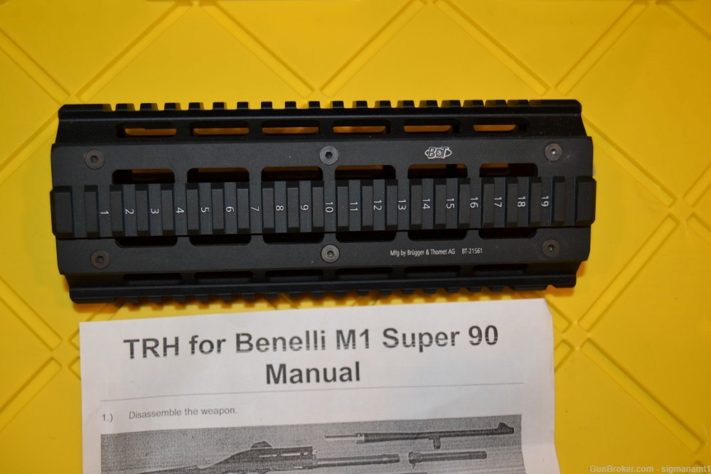 B&T Brugger Thomet Benelli M1 Super 90 Shotgun Tactical Quad Rail -img-3