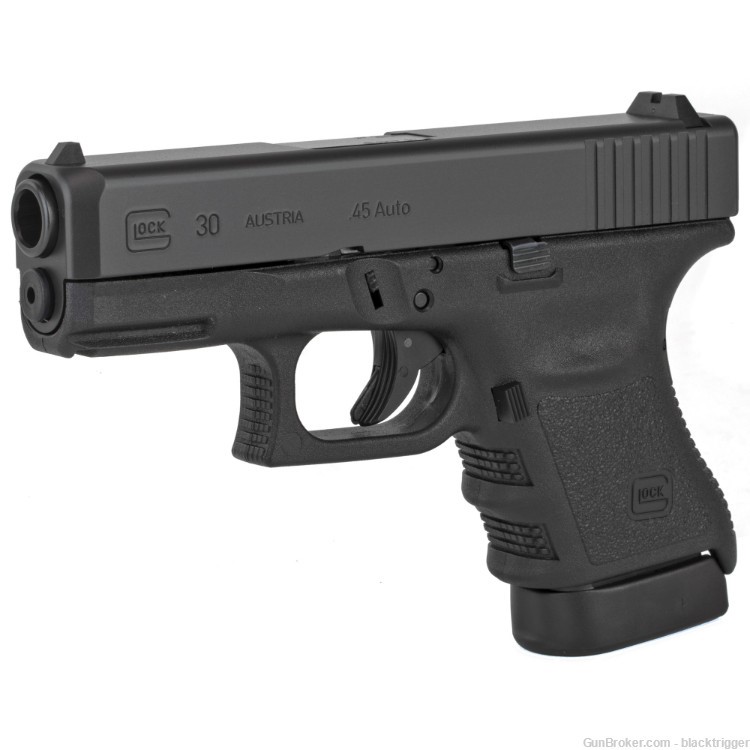 Glock PF3050201 G30 Short Frame CA Compliant 45ACP 3.78" 10+1 Overall Black-img-4