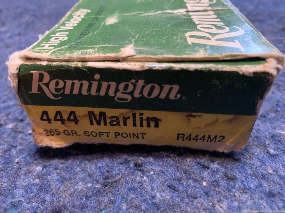 18 rounds of new Remington 444 Marlin 265 grain soft point ammo-img-3