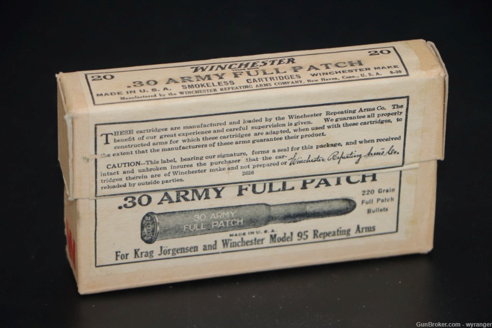 Winchester .30 Army Full patch - Full & Sealed-img-0