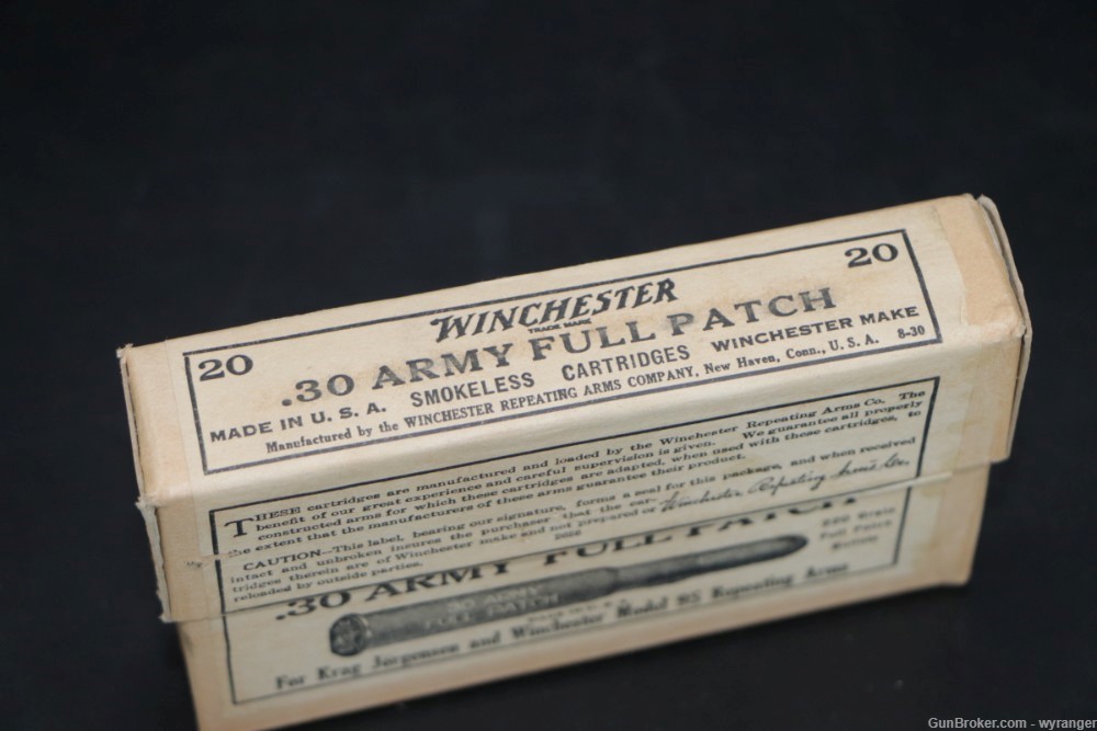 Winchester .30 Army Full patch - Full & Sealed-img-1