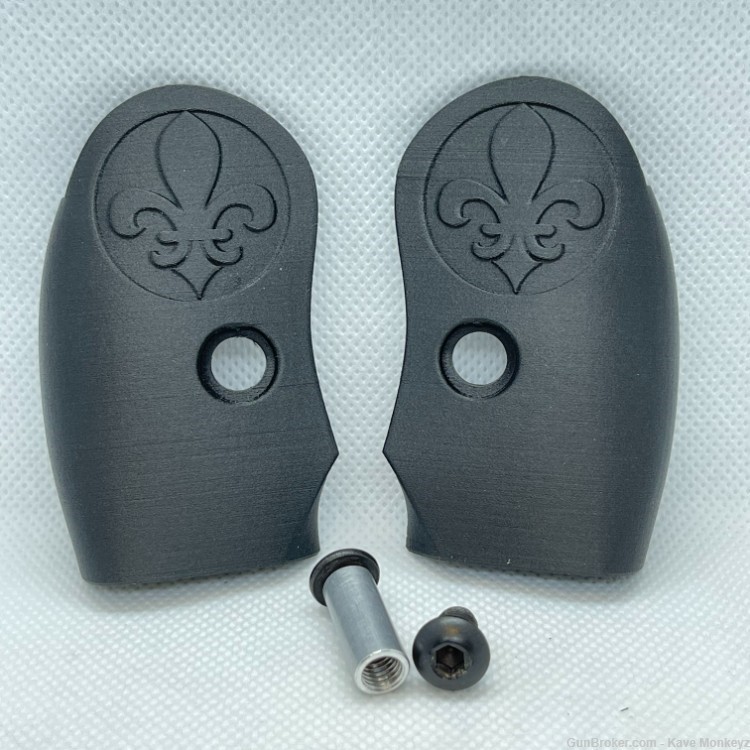 STYLE II BOND ARMS DERRINGER FLEUR DE LIS GRIP (CARBON FIBER) COWBOY, TEXAN-img-2