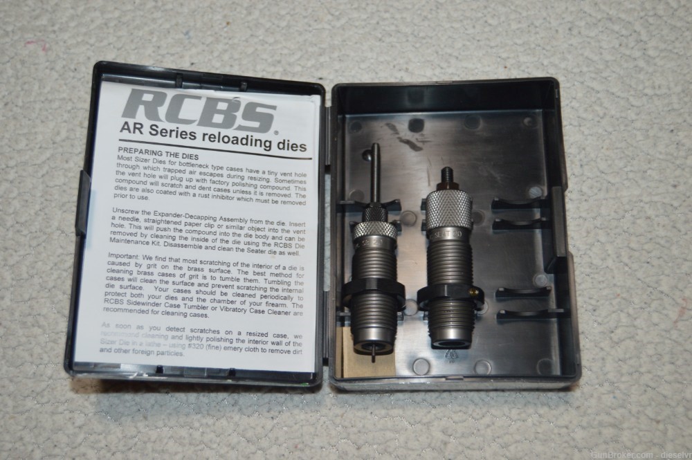 NIB RCBS 6mm ARC Group AR Small Base Black Series Die SET-img-2
