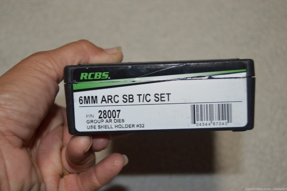 NIB RCBS 6mm ARC Group AR Small Base Black Series Die SET-img-1